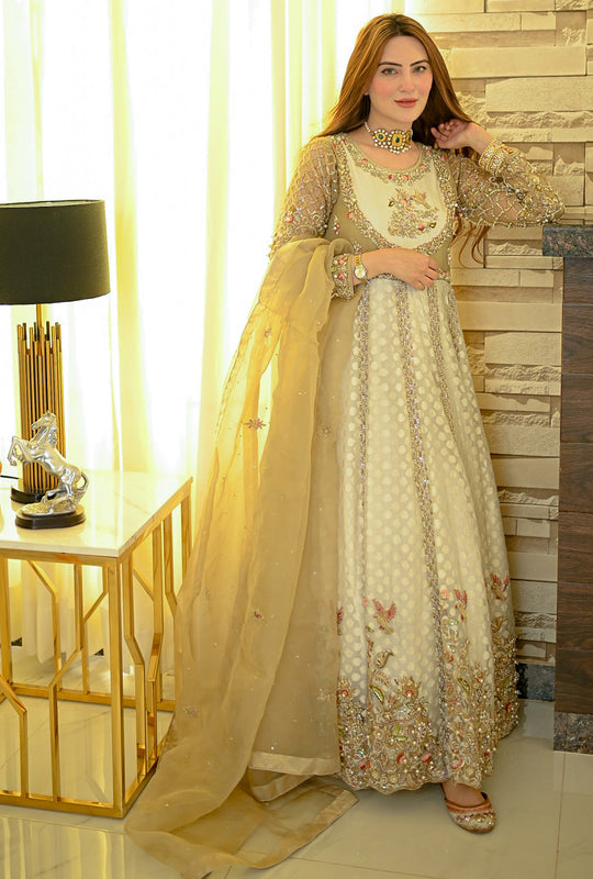 simple stylish wedding dresses pakistani